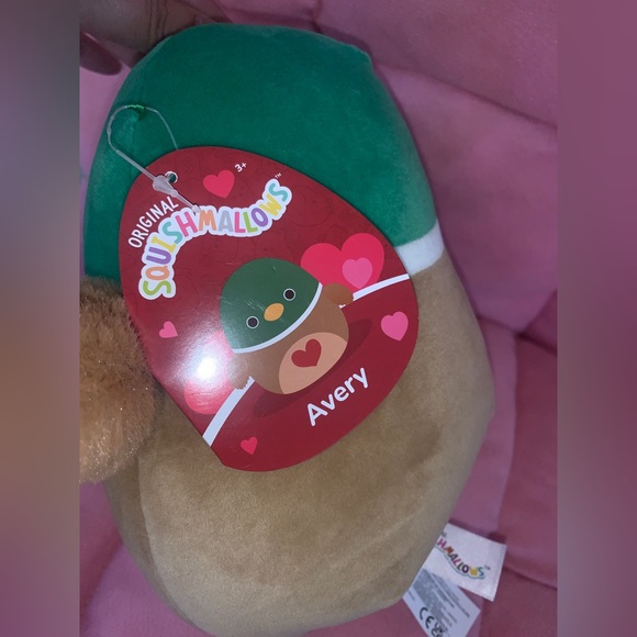 Squishmallows Avery the Mallard Duck 8" Stuffed Valentines Plush - Picture 2 of 3